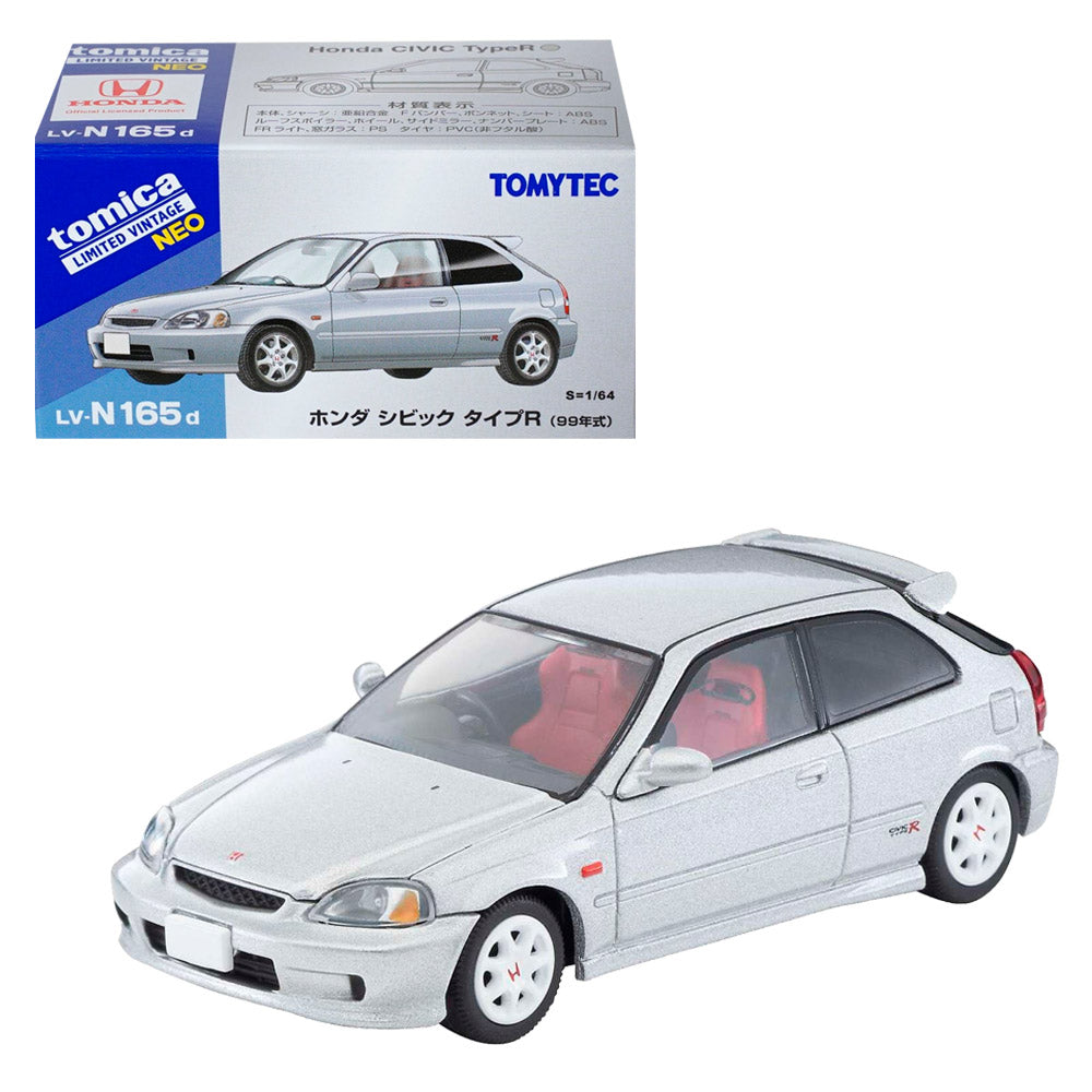 TOMICA HONDA CIVIC TYPE R (SILVER) 99 YEAR MODEL TOMICA HONDA CIVIC TYPE R (SILVER) 99 YEAR MODEL